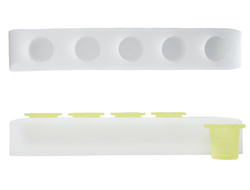 Силиконовая подставка под колпачки Line white