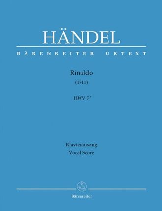 Händel. Rinaldo Klavierauszug (dt/it)