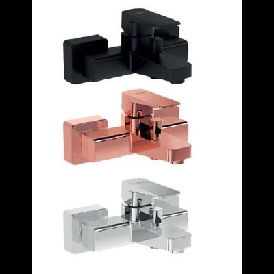 Смеситель для ванны/душа, черный матовый, VitrA Root Square, A4273736EXP