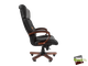 Офисное кресло Chairman 421 Россия нат.кожа/экокожа черная (мультиблок)