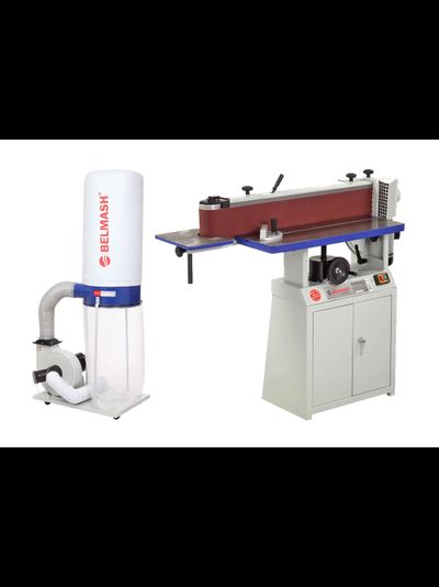 Комплект: станок кантошлифовальный, вытяжная установка BELMASH EOS-91/380 + BELMASH DC2500/380