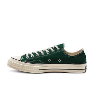 Dark green converse low tops top