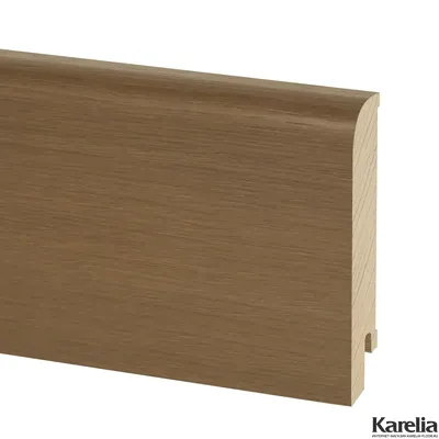 Плинтус напольный Pedross R9 Дуб Плантагенет шпон 80х18 купить в интернет-магазине karelia-floor.ru