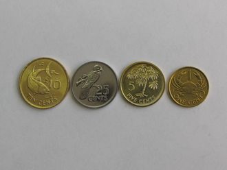 Набор монет Сейшельских островов. 4 шт.