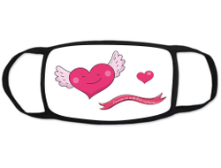 Маска защитная тканевая на лицо #7 на День влюблённых, 14 февраля