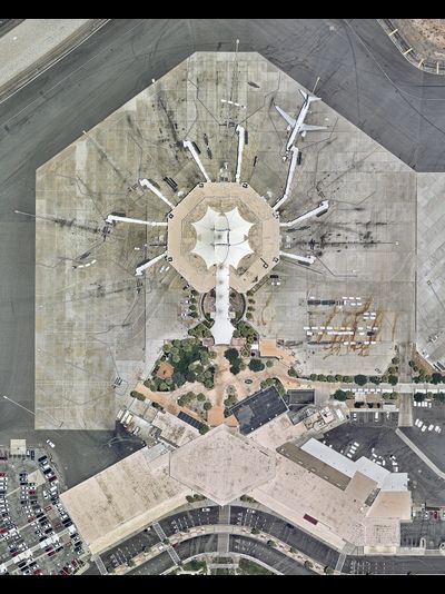 Картина обогреватель, фото аэропорта Палм-Спрингс