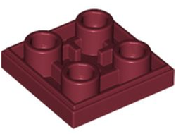 Tile, Modified 2 x 2 Inverted, Dark Red (11203 / 6296962)
