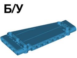 ! Б/У - Technic, Panel Plate 5 x 11 x 1 Tapered, Dark Azure (18945 / 6163681) - Б/У
