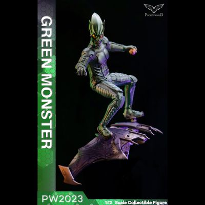 Зеленый Гоблин, Норман Осборн (Уиллем Дефо, "Человек-Паук") - КОЛЛЕКЦИОННАЯ ФИГУРКА 1/12 green monster (PW2023) - PWTOYS