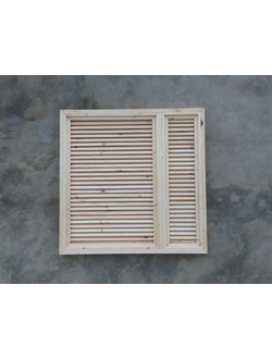 Слуховые окна, жалюзи деревянные