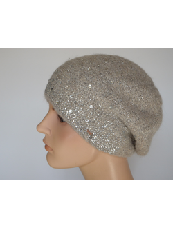 Берет женский Vizio Италия 1003 бежевый