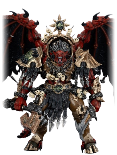 Ангрон, демонический примарх Пожирателей Миров (Warhammer 40K) - КОЛЛЕКЦИОННАЯ ФИГУРКА 1/18 World Eaters Angron, Daemon Primarch of Khorne (JT01178) - JOYTOY