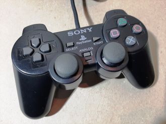 №011 Оригинальный SONY Контроллер для PlayStation 2 PS2 DualShock 2