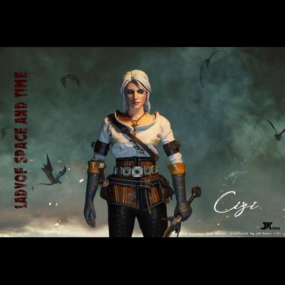 Цири (Цирилла, The Witcher III) - КОЛЛЕКЦИОННАЯ ФИГУРКА 1/6 Lady of space and time Ciri (K-001) - JKTOYS