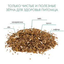 Fiory (Фиори) Pappagallini корм для волнистых попугаев, 1 кг
