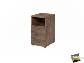 Тумба приставная L-231 Таксония шоколадная 422*526*750 мм (Ш*Г*В)