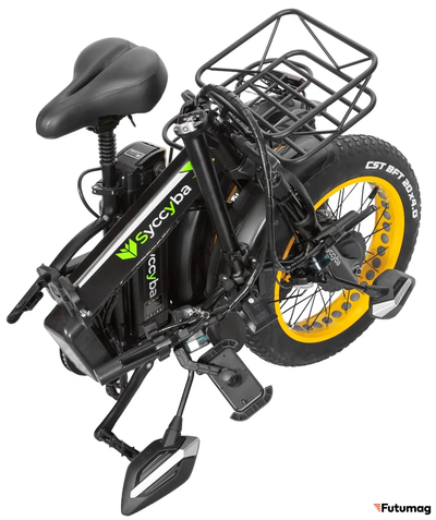 Электровелосипед SYCCYBA H1 (F10) DUAL 23AH желтый