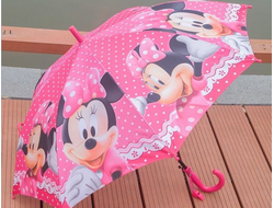 Зонтик для девочек полуавтоматический Минни Маус
