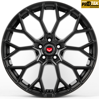 Комплект дисков R18 8,0J ET+35 5*100 Veemann BY05-CT354 Черный матовый (80511)