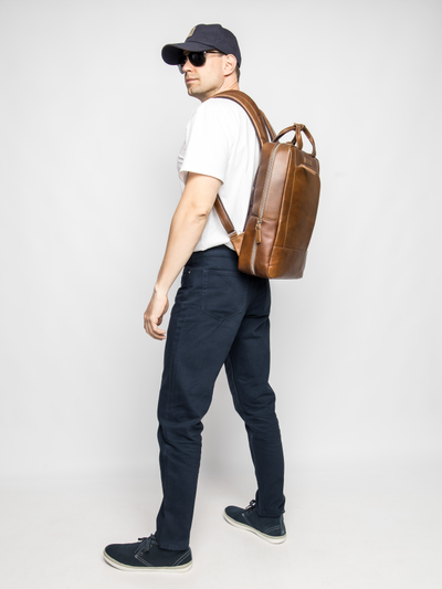 Кожаный рюкзак Viterbo Premium brown (арт. 3111-63)