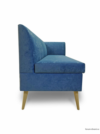Кухонный ДИВАН "ФОРУМ-8Б" с боковой спинкой,  Велюр, правый