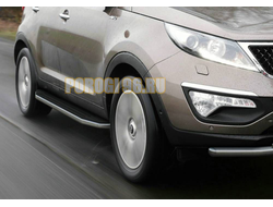 Пороги на Hyundai IX-35 (2010-2015) Premium