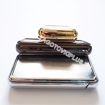 Премиум зажигалка 2 в 1 в комплекте с линзами (золото)