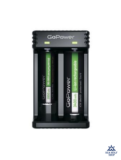 Зарядное устройство GoPower LiCharger 2 слота для аккум.