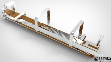 Приспособление для линии производства бумажной тары Собрание работ студии промдизайна | Опытное производство и НИОКР
