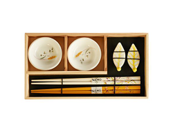 Набор для суши на 2 персоны (2 пиалы, палочки,подставки)