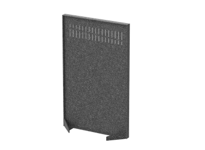 Перегородка прямоугольная с декором "Диаграмма роста"