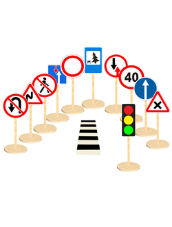 НАСТОЛЬНЫЕ ДОРОЖНЫЕ ЗНАКИ 4