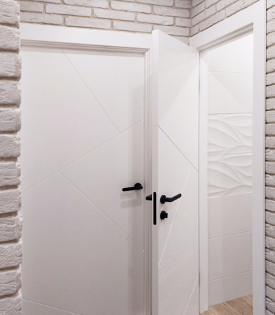 PORTE RICHI (Беларусь). ЛОГИКА, ЛШ33, НАТУРАЛЬНЫЙ ШПОН ЯСЕНЯ + ЭМАЛЬ. ПОЛОТНО ГЛУХОЕ.