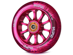 Купить колесо HIPE 10 SPOKE (Pink) 110 для трюковых самокатов в Иркутске