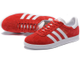 Adidas Gazelle Красные с белым (36-45) Арт.025М