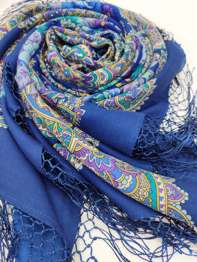 Павловопосадский платок Ласковое солнце 1664-14