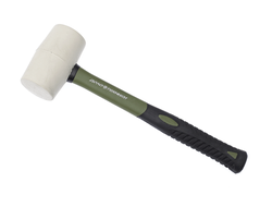 Киянка с фиберглассовой ручкой 450 г , белая,  Д335045