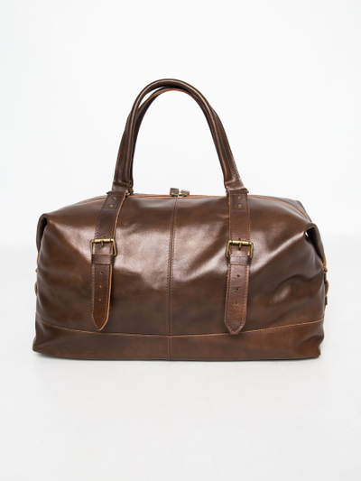 Кожаная дорожная сумка Campora Premium sienna (арт. 
4019-63)