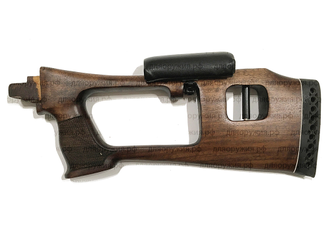 САЙГА приклад и цевье тип СВД орех [ручная работа] [12 калибр]