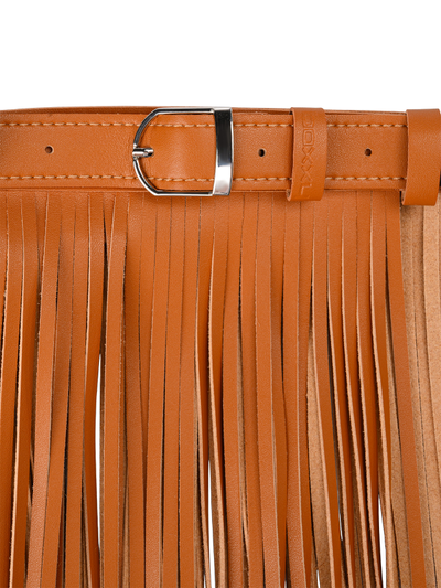 Bonny пояс с бахромой 80 Горчичный