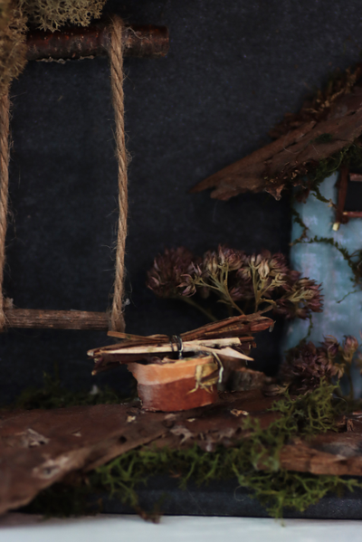 Новогодняя эко-картина № 1179