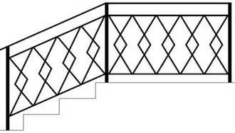 Перила сварные ПС-12