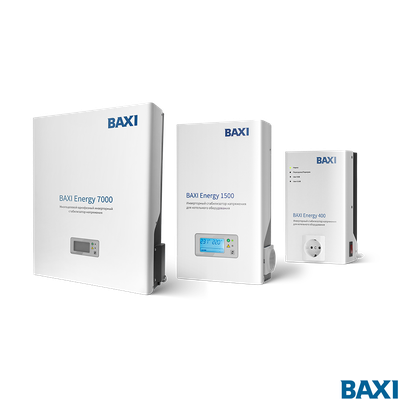 Однофазный инверторный стабилизатор напряжения для дома BAXI Energy 10000, STH100001