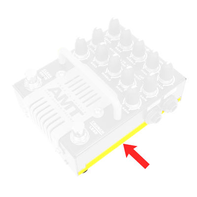 Нижняя часть корпуса лампового преампа AMT SS-11B (1 деталь)