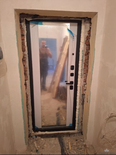 Геометрия Эмалит белый Зеркало