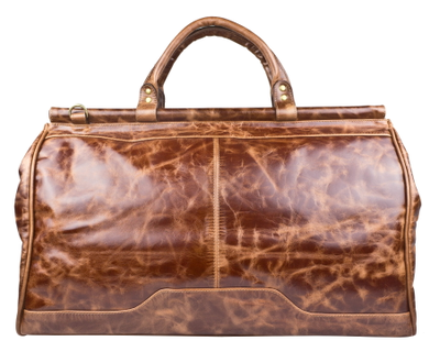 Кожаный саквояж Otranto Premium cognac (арт. 4006-53)