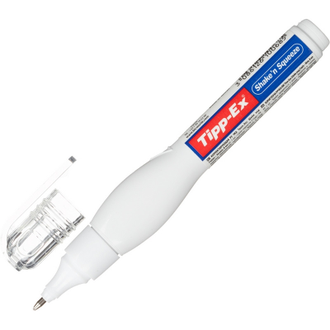 Корректирующая ручка 8мл Tipp-Ex, металлический наконечник, Shaken Squeeze