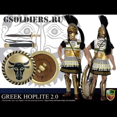 Древнегреческий гоплит - Коллекционная фигурка 1/6 Power Set: Greek Hoplite 2.0 - ACI Toys