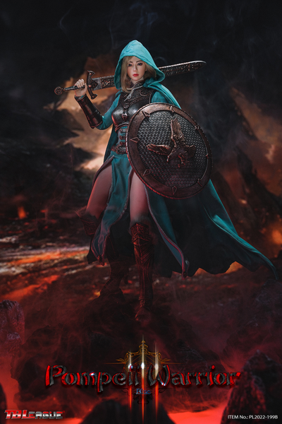 Помпейская воительница в голубом - КОЛЛЕКЦИОННАЯ ФИГУРКА 1/6 Pompeii Warrior Blue (PL2022-199B) - TBLeague