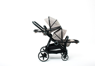 Коляска 2в1 для двойни BabyZz Dynasty Beige